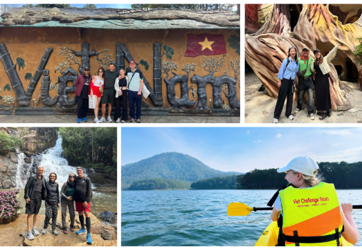 Da Lat One Day Tour: Crazy House, Clay Tunnel, Datanla Waterfall & Tuyen Lam Lake Kayaking Da Lat One Day Tour: Crazy House, Clay Tunnel, Datanla Waterfall & Tuyen Lam Lake Kayaking