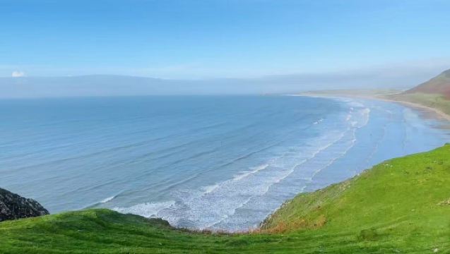 英國小眾海灘Rhossili bay beach【多地出發】