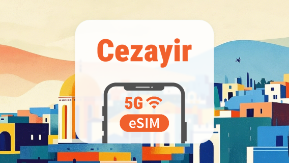 Cezayir 5G eSIM | Çift Şebeke • Tüm AI & TikTok | 1–30 Gün | QR Kod