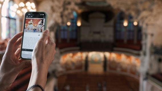 카탈루냐 음악당: 우선 입장권 + 오디오 가이드