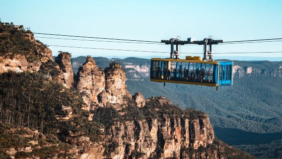 Excursion d'une journée aux Blue Mountains depuis Sydney | Expérience de trois téléphériques+Trois sœurs+Rencontre avec les koalas au parc animalier