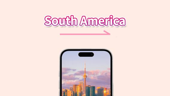 Südamerika eSIM | 4G Highspeed-Netzwerk | Reise- und Business-Internet | 1–30 Tage verfügbar QR-Code