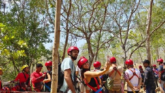 Jomblang Cave Adventure and Timang Beach