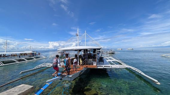 From Cebu: Island Hopping to 3 islands with BBQ lunch