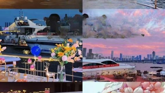 【長沙遊艇】湖南長沙80英尺豪華遊艇包船遊覽湘江橘子洲頭~適合高端團建聚會商務接待定制~生日求婚好選擇