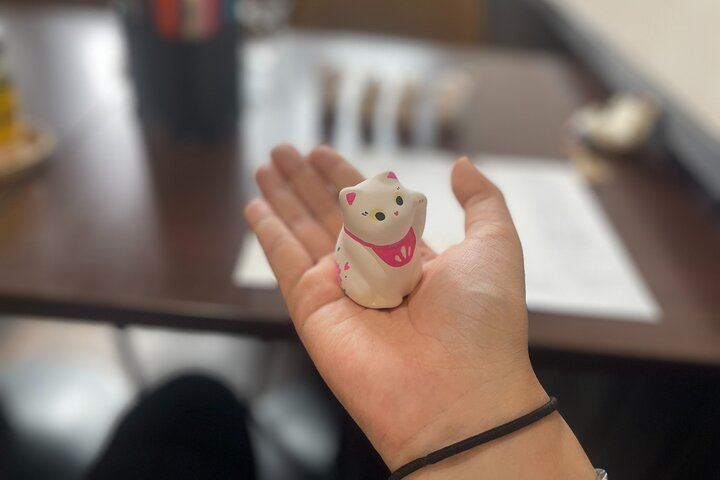 Tokyo · Yanaka : Visite privée de conception/dessin de chatons qui font signe