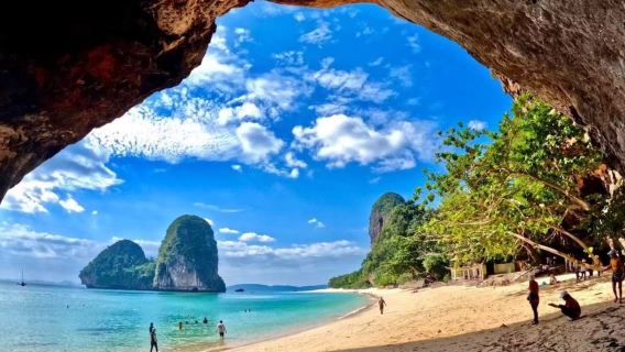 【甲米出發-大皮皮島長尾船】奧南宏島雞島波達島帕南洞穴一日遊