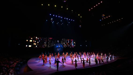 Billet d'entrée VIP pour le spectacle Han Show, visite à pied de Chu River Han Street et dîner au SKP