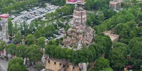湖南寧鄉青銅博物館+宋城炭河古城+東方神畫一日遊英文服務長沙來回