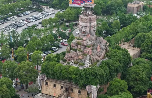 湖南寧鄉青銅博物館+宋城炭河古城+東方神畫一日遊英文服務長沙來回