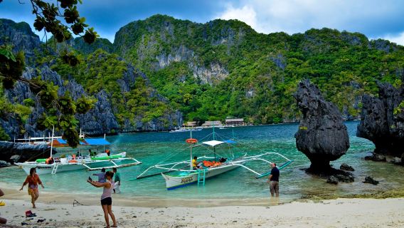 El Nido Inselhüpfen Tour A: Große Lagune + Geheime Lagune + Shimizu Island Tagesausflug