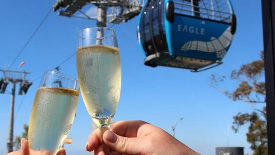 Arthurs Seat Eagle: Biglietto d'ingresso per la funivia andata e ritorno + bevanda