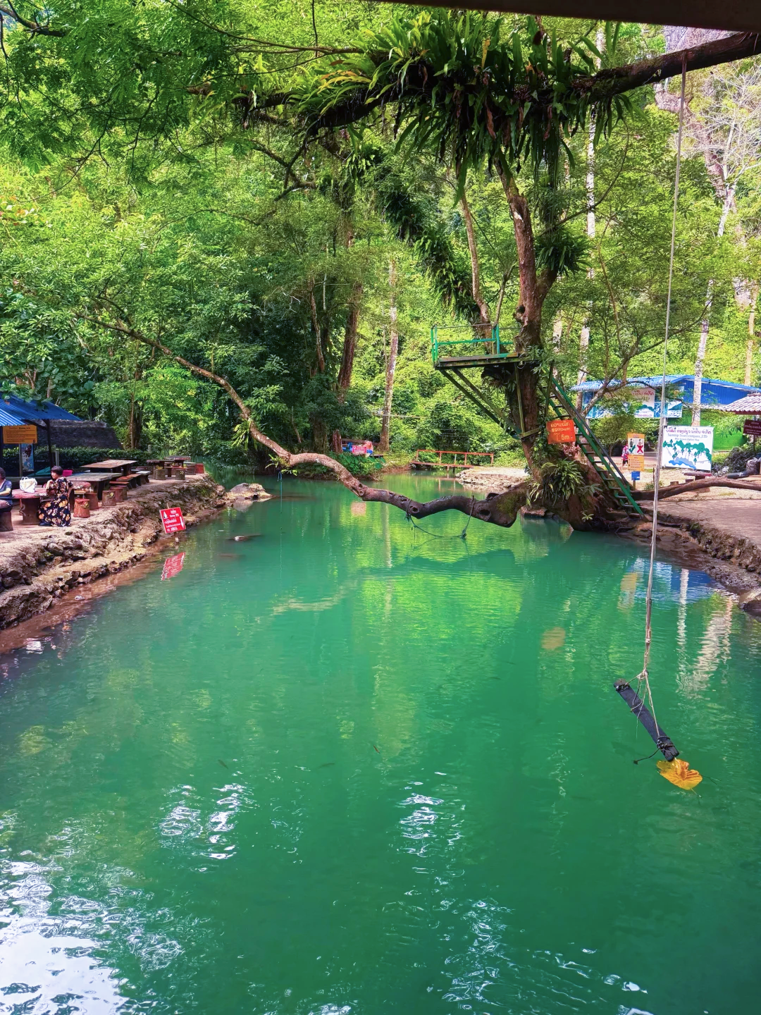 Vang Vieng Day Tour + Jungle Zipline + Nam Song River Kayaking + Blue Lagoon + Lunch + Round-trip Transfer