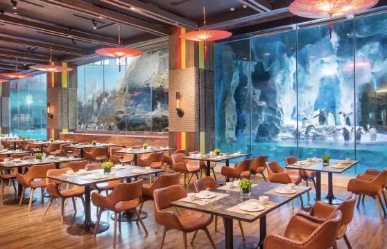 珠海長隆企鵝酒店帝企鵝自助餐廳雙人/三人餐券早餐/午餐/晚餐