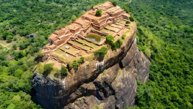 Sri Lanka | Sigiriya Lion Rock + Dambulla Cave Temple Day Tour | Departing from Colombo | Customizable