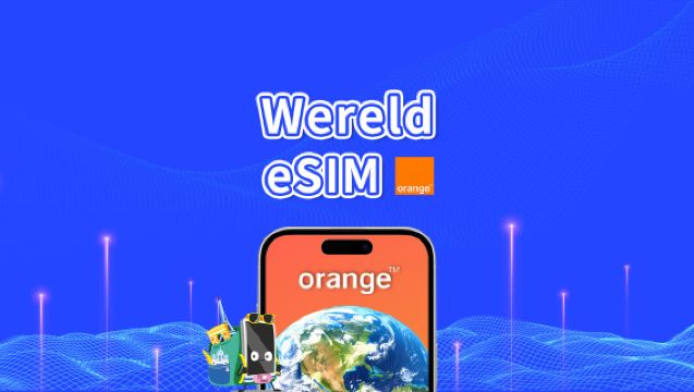 Orange World eSIM | 4G/LTE | Totaal van 1GB-20GB voor 30 dagen | 24-uurs facturering | QR Code