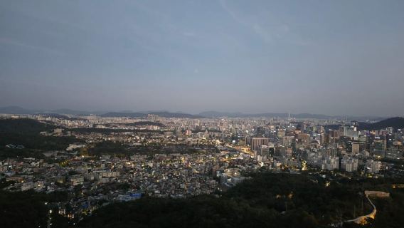 ソウルの夜景: セミガイド付きオーディオツアー