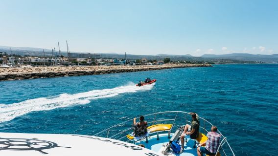 Paphos: Blue Lagoon Boat Adventure with Bus Transfer