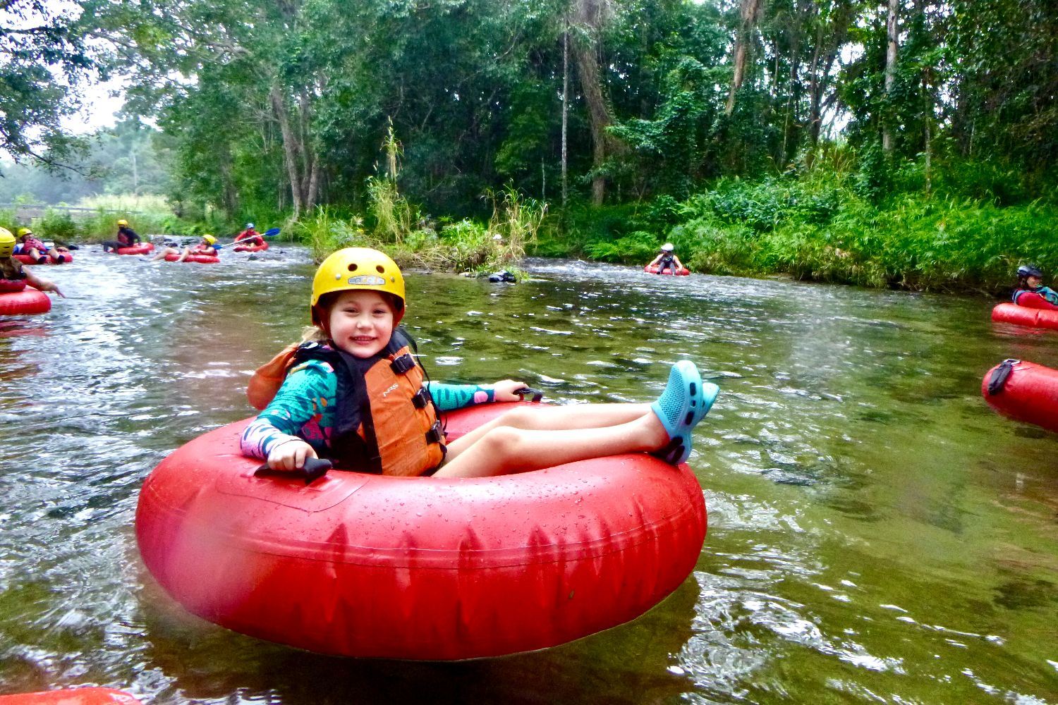 ケアンズインフレータブルラフト漂流【水流安定・送迎付き｜回数選択可｜タリー川バロン川代替】