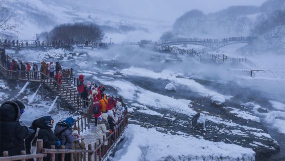 Однодневный тур по Пейзажу Чангбайшань [комбинированный билет, полный входной билет + билет на автобус + билет на туристический маршрутный автобус туда и обратно (без главной вершины)] доступны различные пакеты услуг