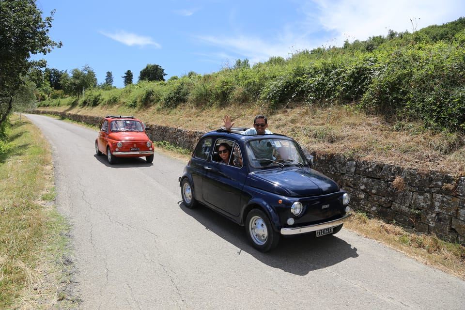 Florence: Vintage Fiat 500 Tour with Chianti Winery & Lunch