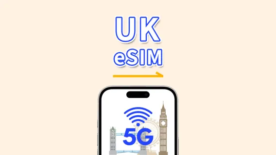 UK eSIM | 5G/4G | Tages-/Gesamtdatentarif | 1–30 Tage | 24-Stunden-Abrechnung | QR-Code