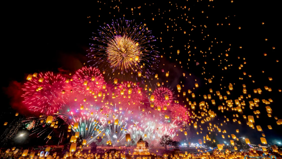 [Official Venue] 2026 Chiang Mai CAD New Year's Eve Countdown Fireworks Show | CAD Fireworks Gala