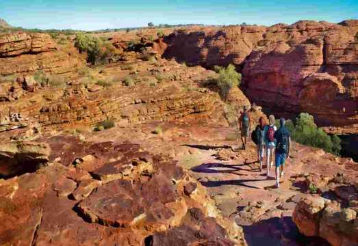 AAT Kings Australia Northern Territory Uluru Kings Canyon Carpark Hiking Day Tour AAT Kings Australia Northern Territory Uluru Kings Canyon Carpark Hiking Day Tour