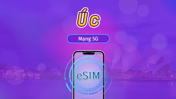  Úc | eSIM 5G/4G | Gói Ngày / Gói Dữ liệu Cố định | Tính cước theo Ngày Tự nhiên | 1-30 Ngày | Mã QR