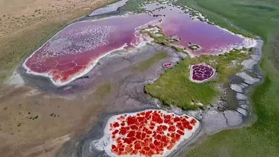 騰格里沙漠六湖穿越·五湖穿越烏蘭湖地球之心+龍眼翡翠湖一日遊