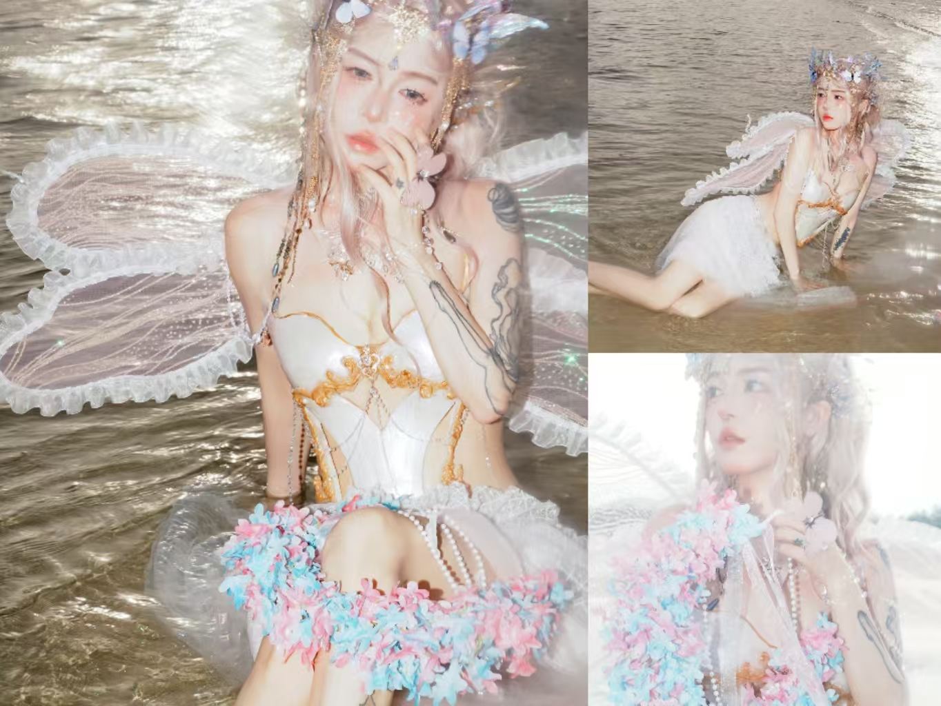Trip Moments in Sanya[Back Beach photoshoot + mermaid portrait + Wuzhizhou Island photoshoot + costume and makeup experience]