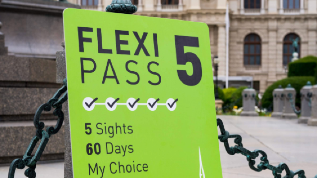 Tiket masuk fleksibel untuk 2/3/4/5 atraksi di Vienna dengan bus pariwisata hop-on hop-off, berlaku selama 60 hari