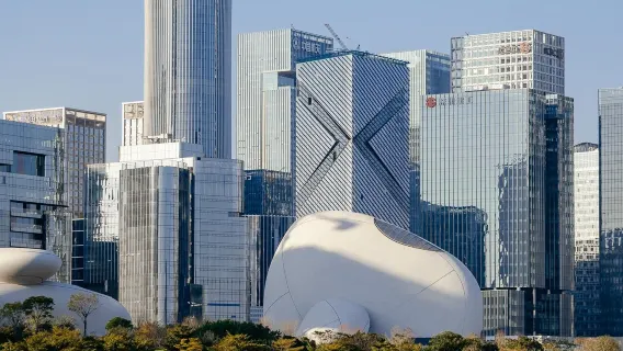 Meia experiência tecnológica futurística em Shenzhen | Entrega por robôs + drones [Manhã/Tarde opcional]
