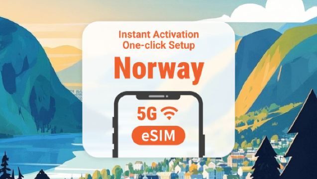 eSIM Νορβηγίας 5G | Δεδομένα 3-30 ημερών | Ενεργοποίηση με ένα κλικ | Χωρίς αναμονή για αποστολή | Κωδικός QR