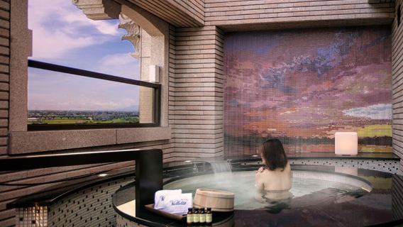 Resort Hotel Jiaoxi 2 orang makan malam + bilik mandi air panas 90 minit (hujung minggu 2 orang + NT$660)