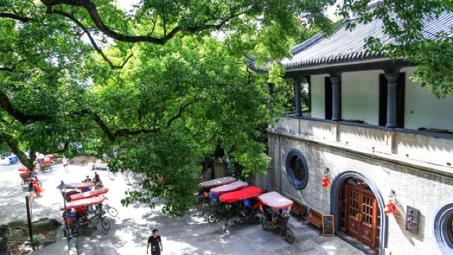 lawatan sehari Ningbo Zhejiang lawatan sewa peribadi|Tarikan Pelancongan Gunung Xuedou + Jalan Nan Tang Lama dan lain-lain