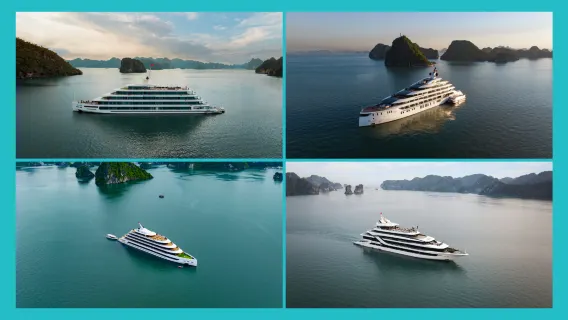 Crucero nocturno de 6 estrellas por la bahía de Halong: comidas completas, kayak, cuevas y traslados