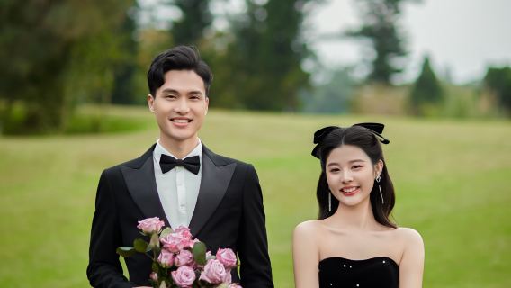 Zigui Trip Moments[Batou Park Wedding Photography with Aerial Drone Shots/Wedding Day Coverage/Makeup & Costumes]