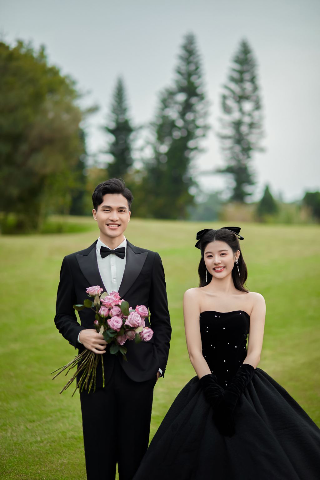 쯔구이 여행 사진[바터우 공원 웨딩 사진 및 단편 영상 항공 촬영/웨딩 스냅 사진/메이크업 및 의상]