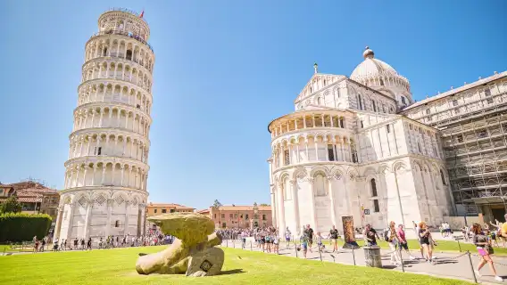 ทัวร์ครึ่งวันปิซาอิตาลี ออกเดินทางช่วงเช้า มหาวิหาร หอศีลจุ่ม ประตูซานตามาเรีย ฟลอเรนซ์