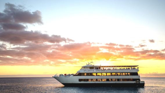 Crociera al tramonto a Waikiki, Hawaii|Parata con fuochi d'artificio del venerdì|Con cocktail