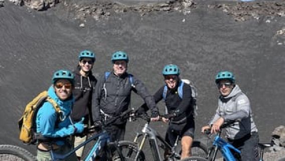 Bicicleta eléctrica para la cima del Monte Etna
