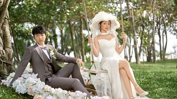 三亞灣Trip Moments【婚紗攝影結婚照婚紗照/三亞麗江大理旅拍/照片全送/飯店住宿接機】