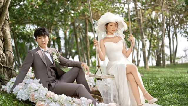 三亞灣Trip Moments【婚紗攝影結婚照婚紗照/三亞麗江大理旅拍/照片全送/飯店住宿接機】