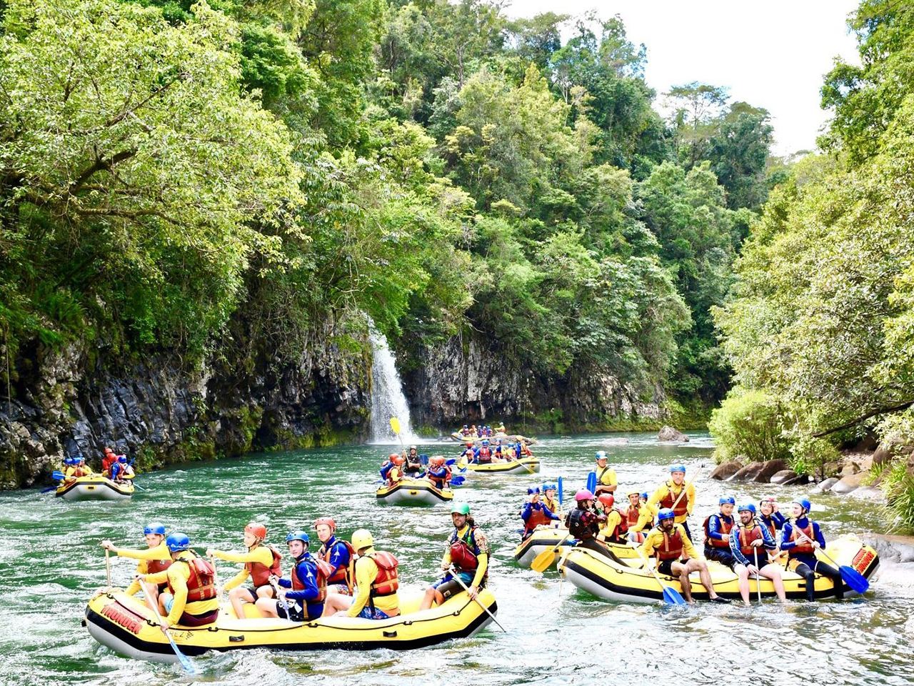 Cairns Queensland [Raging Thunder - Tully River Rafting Day Tour] Optional Pickup/Self-Drive/Meeting Point