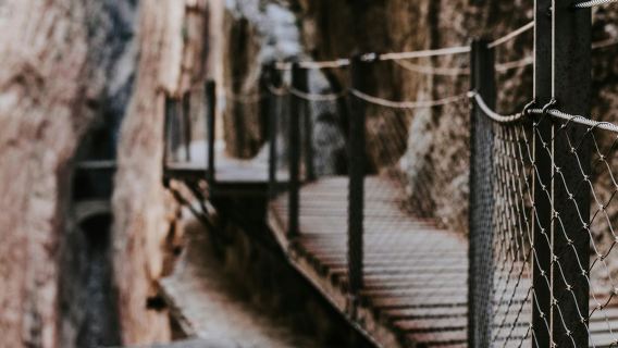 Caminito del Rey: Geführte Tour auf Niederländisch + Shuttlebus