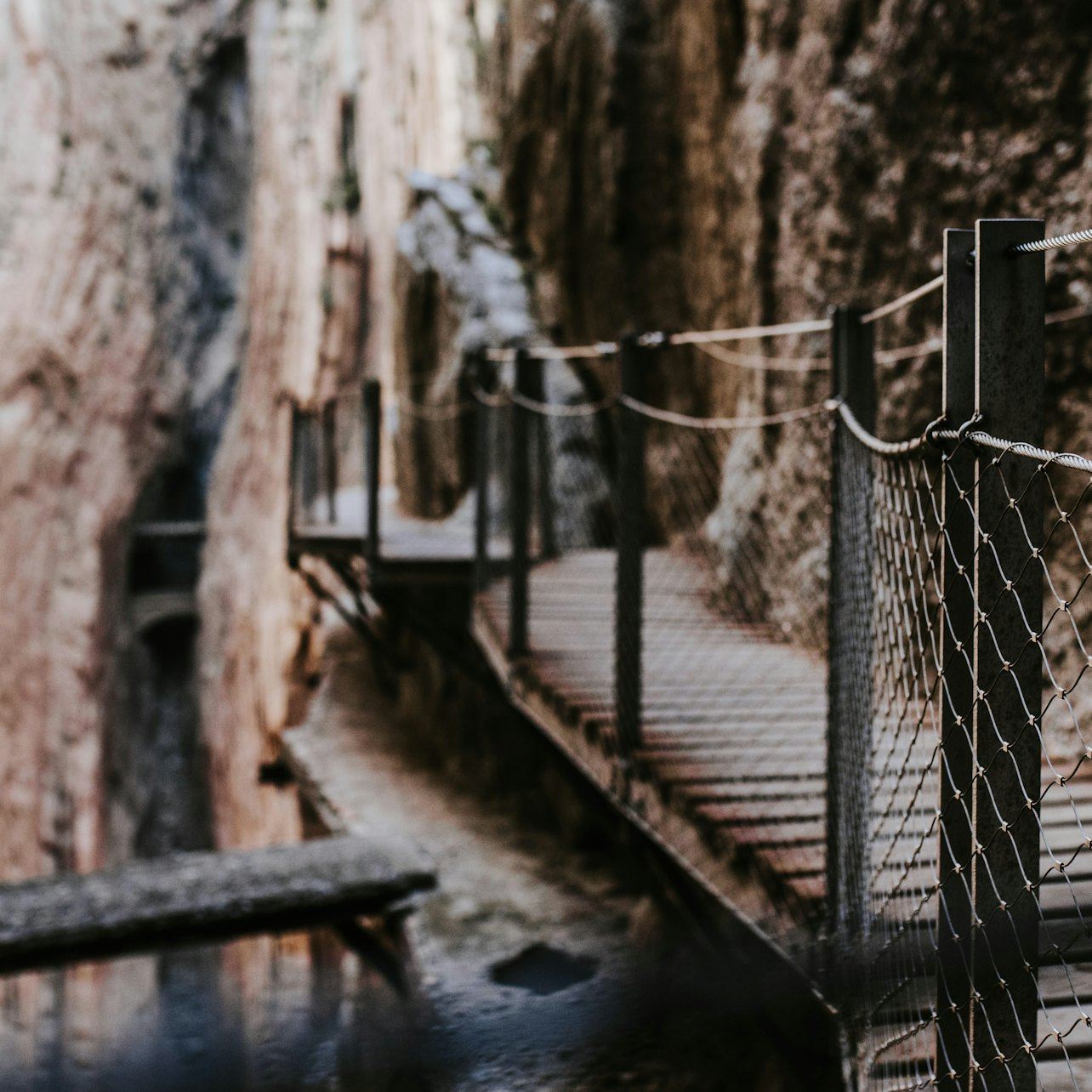 Caminito del Rey: Visita guiada en holandés + autobús lanzadera