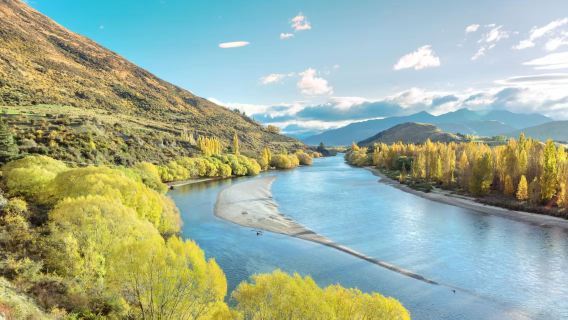 Lawatan sehari sewaan peribadi Queenstown Kawarau + Cromwell + Ladang Salmon + Gunung Cook di New Zealand