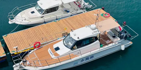 山東威海小石島遊艇出海海釣3小時【提供魚竿魚餌+專業導釣+海鷗食+礦泉水】