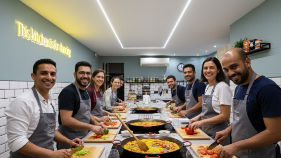 PAELLA, TAPAS JA SANGRÍA -RUOKAKURSSI BARCELONASSA